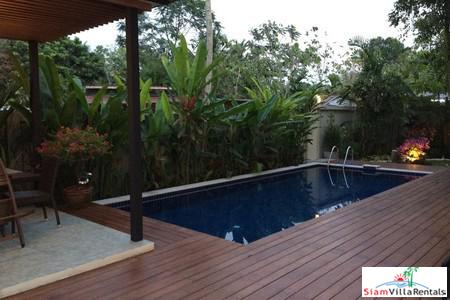 Fully Furnished Modern Three Bedroom Private Pool Villa for Rent in Cherng Talay