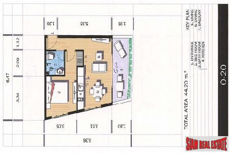 Kata Ocean View | One Bedroom Sea View Condo for Sale in the Kata Hills
