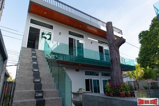 Unique Eight Bedroom + Rooftop Terrace Sea View Pool Villa for Rent in Rawai/Sai Yuan