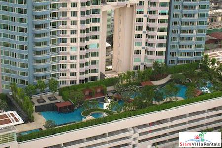 Beautiful Two Bedroom, Two Bath Condo on 24th Floor Facing Krungthep Bridge, Bangkok