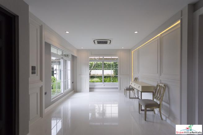 Nantawan Bangna| New Two Storey Four Bedroom House Situated on a Corner Lot in Bangna