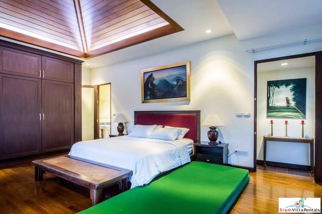 Beautiful Thai-Balinese Five Bedrooms Pool Villa for Rent in Kamala