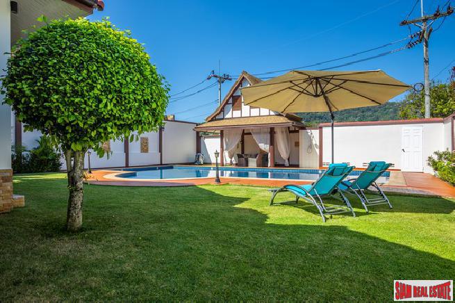 Status Villa Nai Harn | Private Three Bedroom Pool Villa with Large Yard and Gardens for Rent