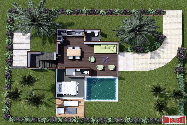 Amazing Sea Views from this New Pool Villa Estate on the Hills of Kamala