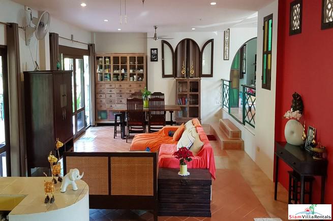 Large Private Four Bedroom House with Pool for Rent on One Rai of Land in Chalong-2