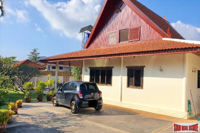Thai Style Three Bedroom Pool Villa with Large Garden for Sale in Rawai