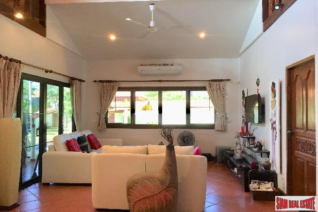 Thai Style Three Bedroom Pool Villa with Large Garden for Sale in Rawai