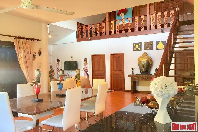 Thai Style Three Bedroom Pool Villa with Large Garden for Sale in Rawai