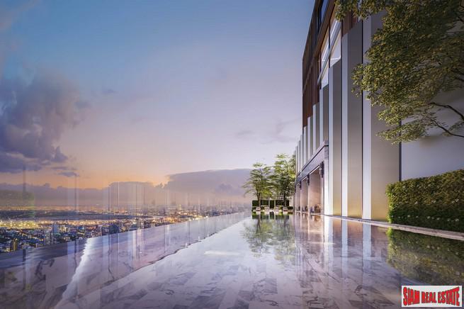New Ultra Luxury High-Rise on Sukhumvit Road close to BTS Ekkamai - 2 Bed Units