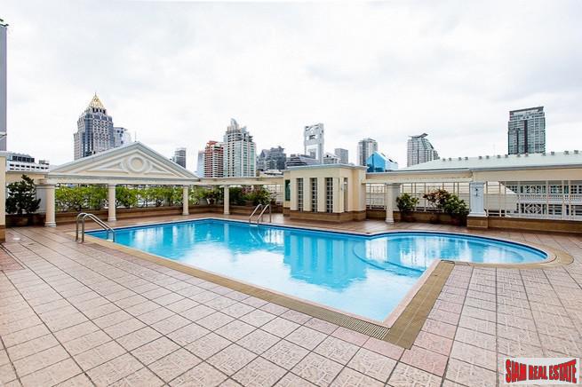 Silom Terrace | Extra Spacious Two Bedroom Condo Suitable for a Family for Rent in Silom
