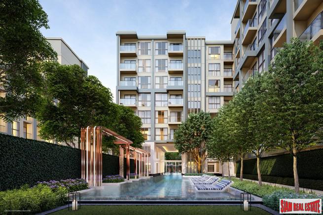 New Low-Rise Modern Condo Under Construction at Soi Laselle, Bearing, Bangna - 2 Bed Units