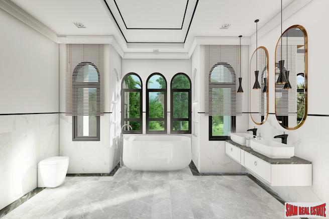 Exclusive New Three Bedroom Pool Villas and Commercial Units in Private Cherng Talay Estate