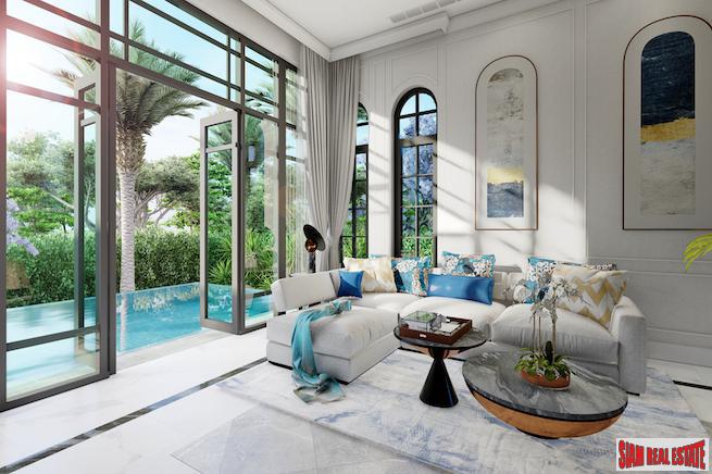 Exclusive New Three Bedroom Pool Villas and Commercial Units in Private Cherng Talay Estate