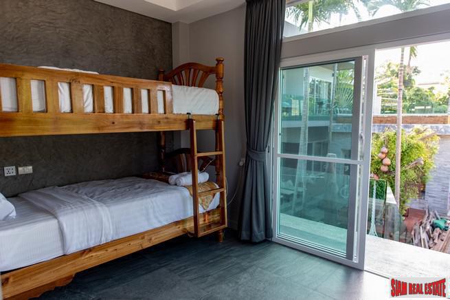 Unique Eight Bedroom + Rooftop Terrace Sea View Pool Villa for Sale in Rawai/Sai Yuan
