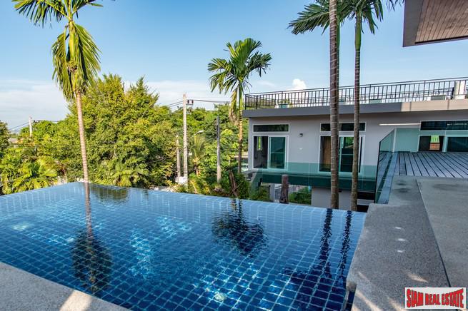Unique Eight Bedroom + Rooftop Terrace Sea View Pool Villa for Sale in Rawai/Sai Yuan