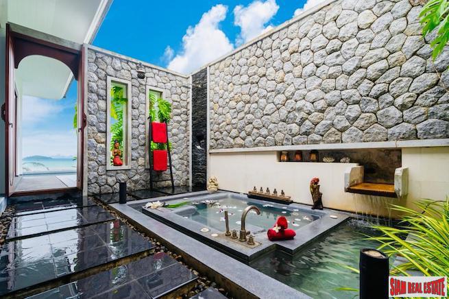 Amazing Four Bedroom Pool Villa with Sea Views Over Phang Nga Bay for Rent in Ao Po