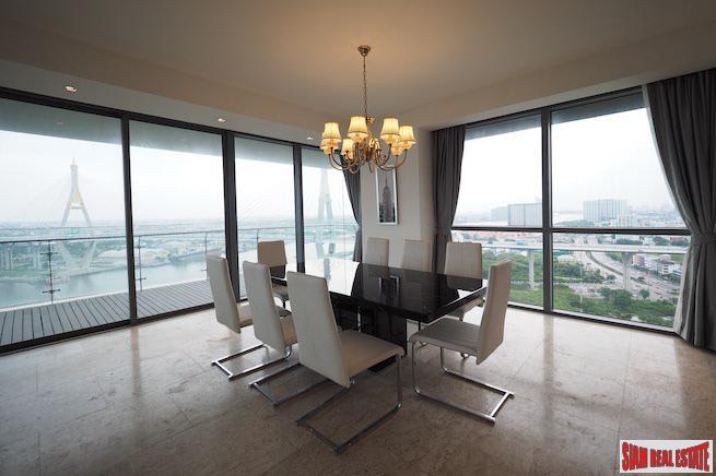The Pano | Exceptional River Views from this Three Bedroom Corner Condo for Rent in Surasak-3