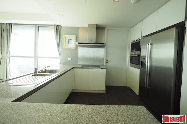 The Pano | Exceptional River Views from this Three Bedroom Corner Condo for Rent in Surasak
