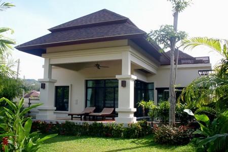 Newly Built 1 to 2 Bedroom Modern Thai Houses For Sale with Swimming Pool at Nai Harn, Phuket