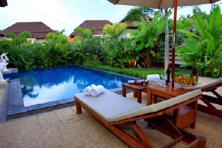 Newly Built 1 to 2 Bedroom Modern Thai Houses For Sale with Swimming Pool at Nai Harn, Phuket
