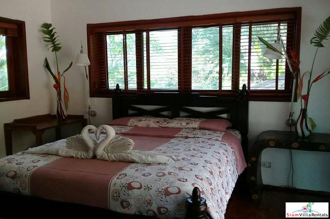 Beautiful Modern Teak House for Rent in the Nai Harn Hills-19